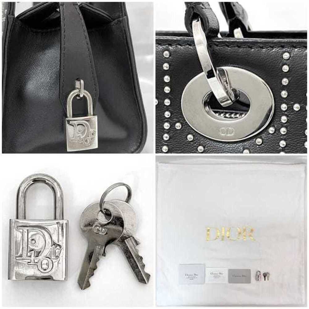 CHRISTIAN DIOR Black Leather Shoulder Bag - Picture 11 of 11